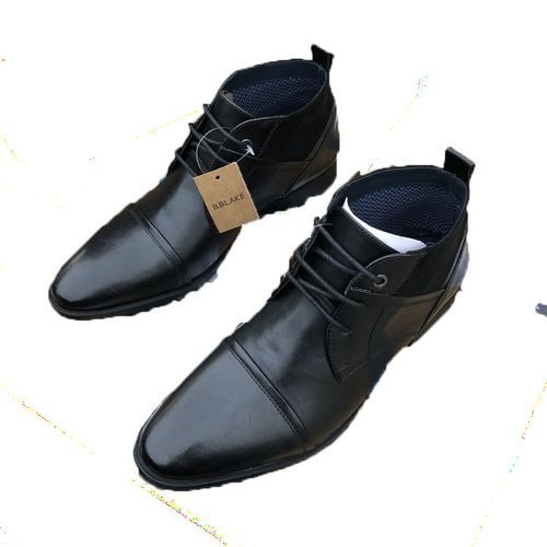 Men Cooperate Leather Ankle Boot