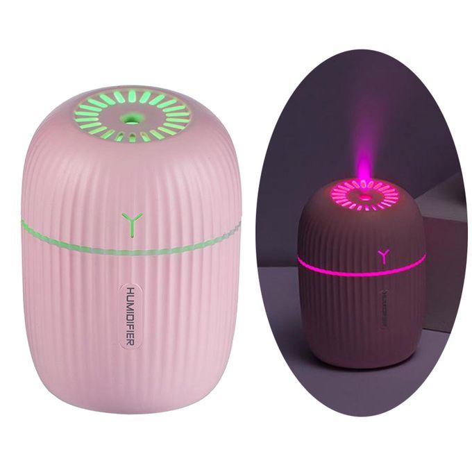 Mini   Humidifier Personal Ultra Quiet For Baby Pink A