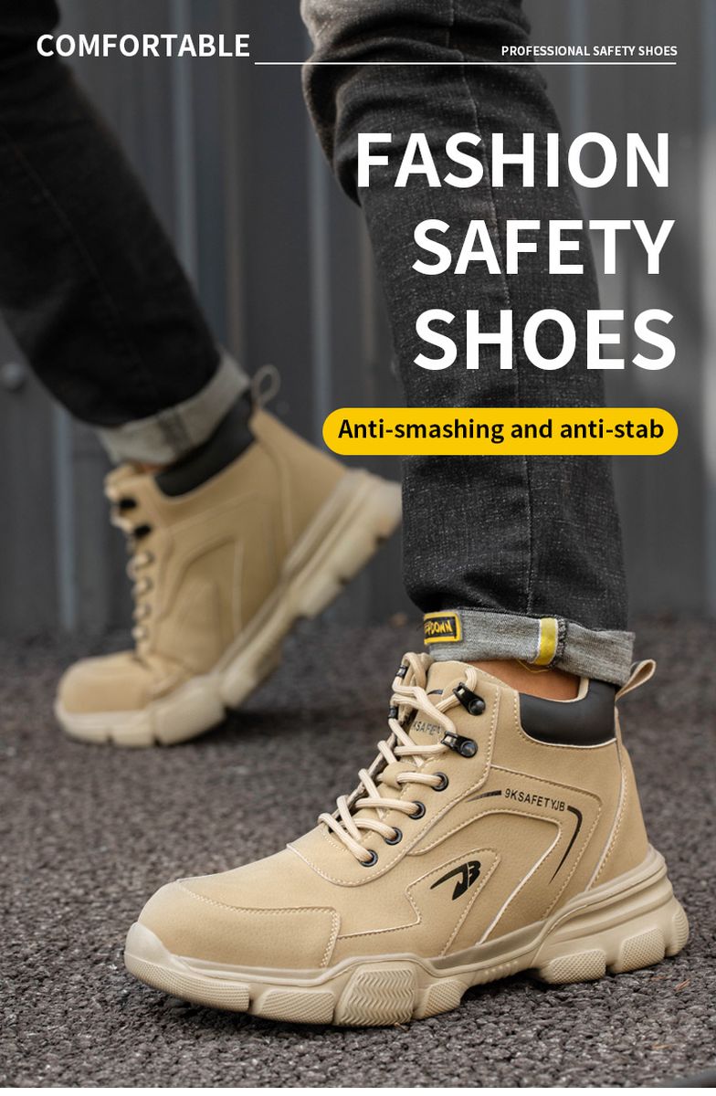 Safety Shoes Men Safety Work Shoes Sneakers Steel Toe Shoes