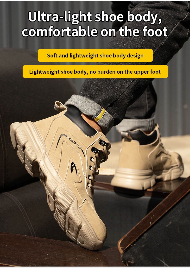 Safety Shoes Men Safety Work Shoes Sneakers Steel Toe Shoes