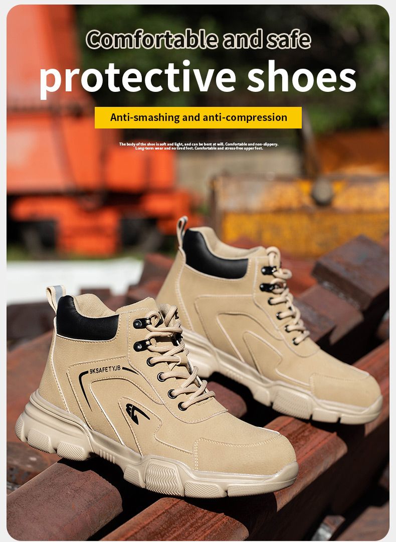 Safety Shoes Men Safety Work Shoes Sneakers Steel Toe Shoes