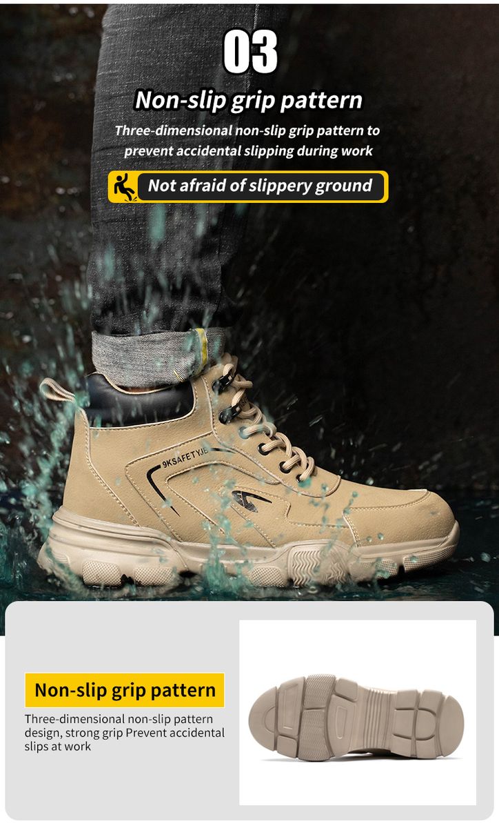 Safety Shoes Men Safety Work Shoes Sneakers Steel Toe Shoes