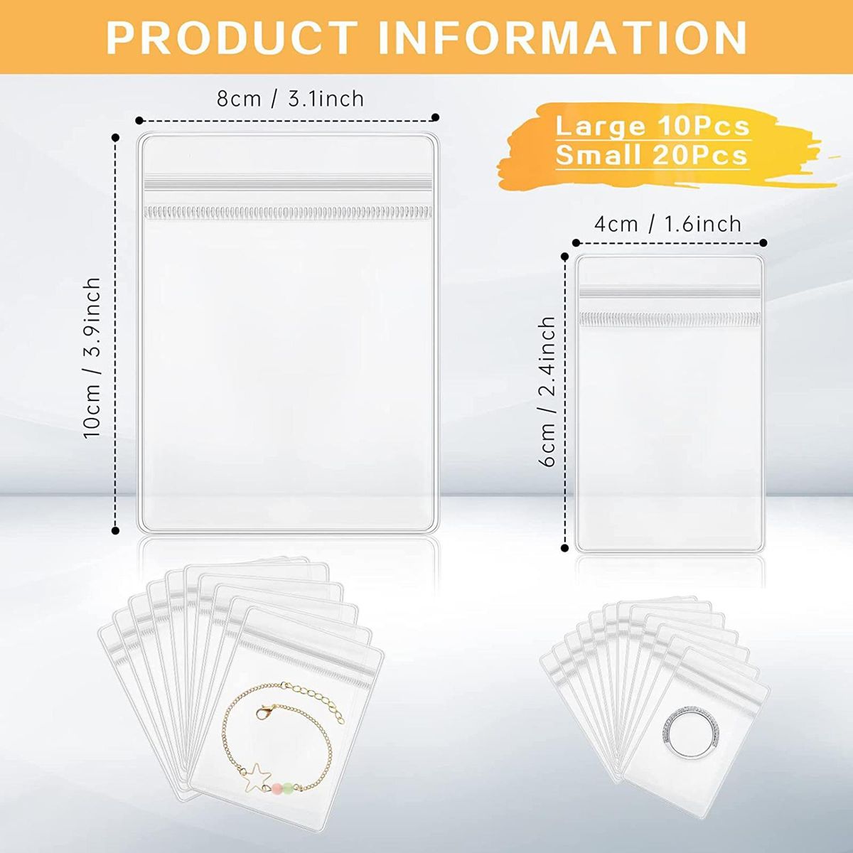 73Pcs Storage Bags Cleaner Zip Bags Cleaning Cloth For