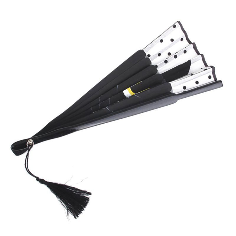 Folding Fan Folding Fans Out Hand Hollow Dancing Wedding Handheld Fan Decoration Party Silk Outdoor Cartoon Cat