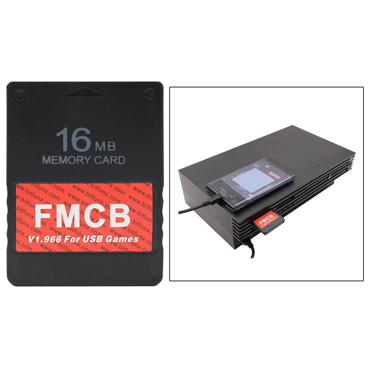 High   V1.966 Retro Video Gaming USB HDD Games, For PS2 Console 16MB