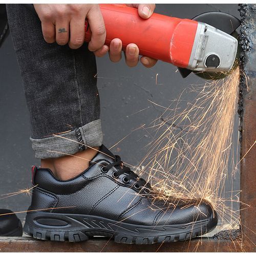 Men's Steel Toe Cap Work Safety Shoes Puncture Proof Shoes