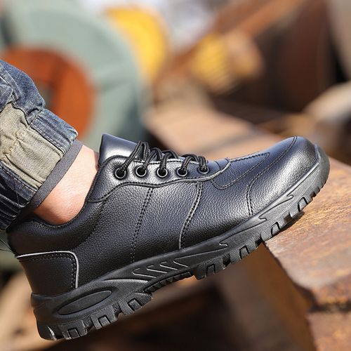 Men's Steel Toe Cap Work Safety Shoes Puncture Proof Shoes