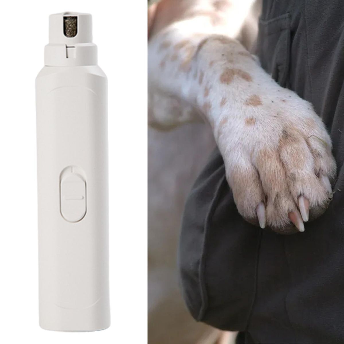 Pet  Nail Clippers Electric Dog Nail White