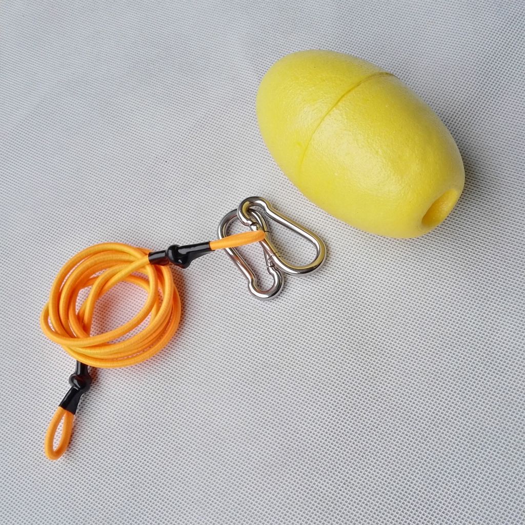 Kayak Tow Throw Line Floating Accessory Yellow + Fluorescent Yellow