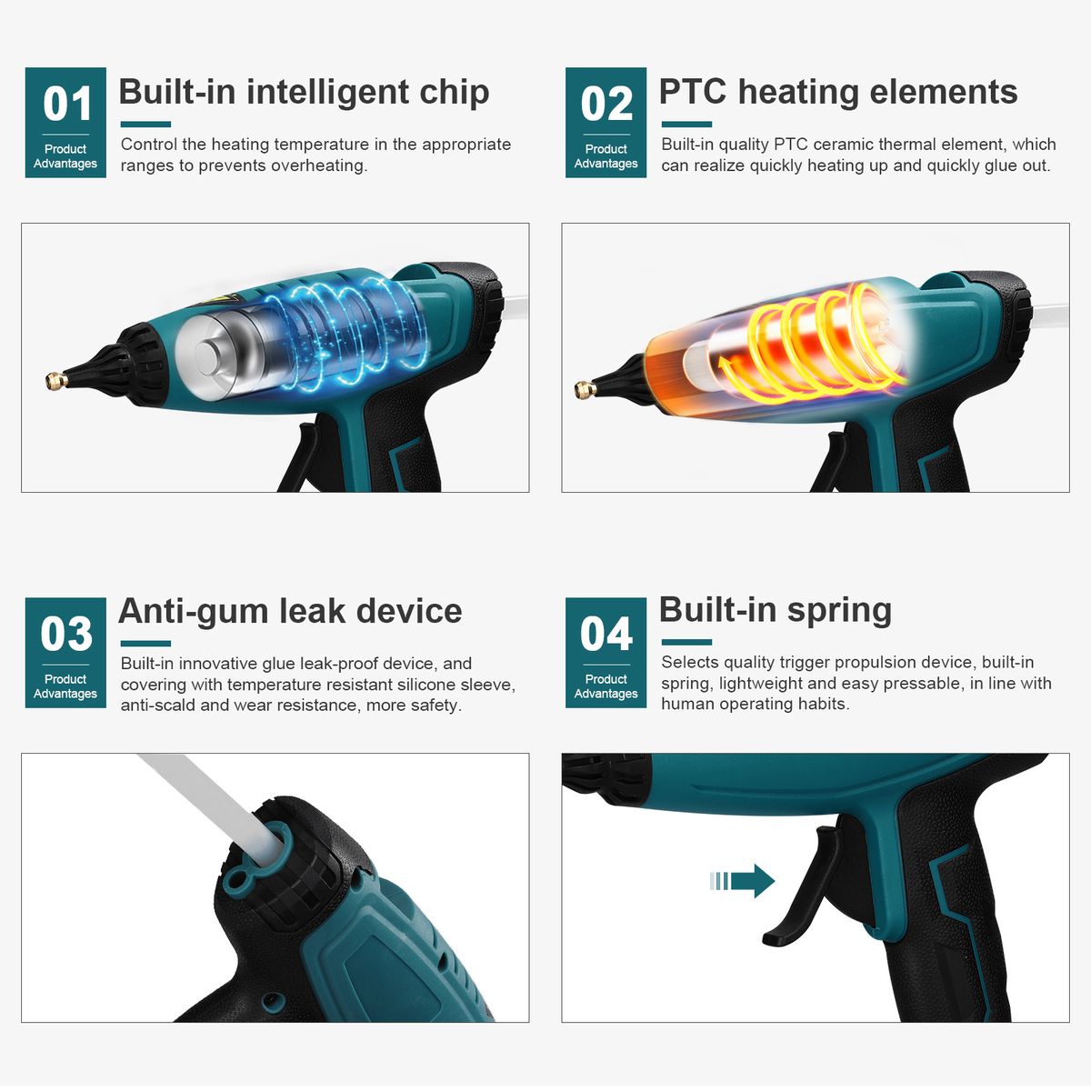 Electric Hot Melt Glue Machine Portable Cordless Lithium