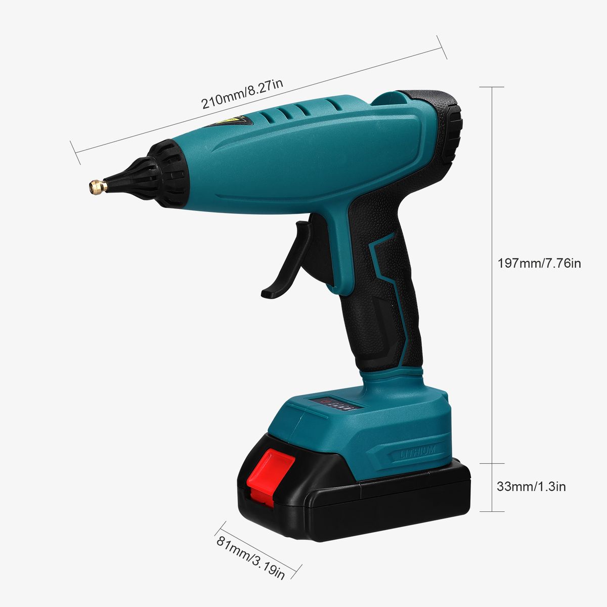 Electric Hot Melt Glue Machine Portable Cordless Lithium