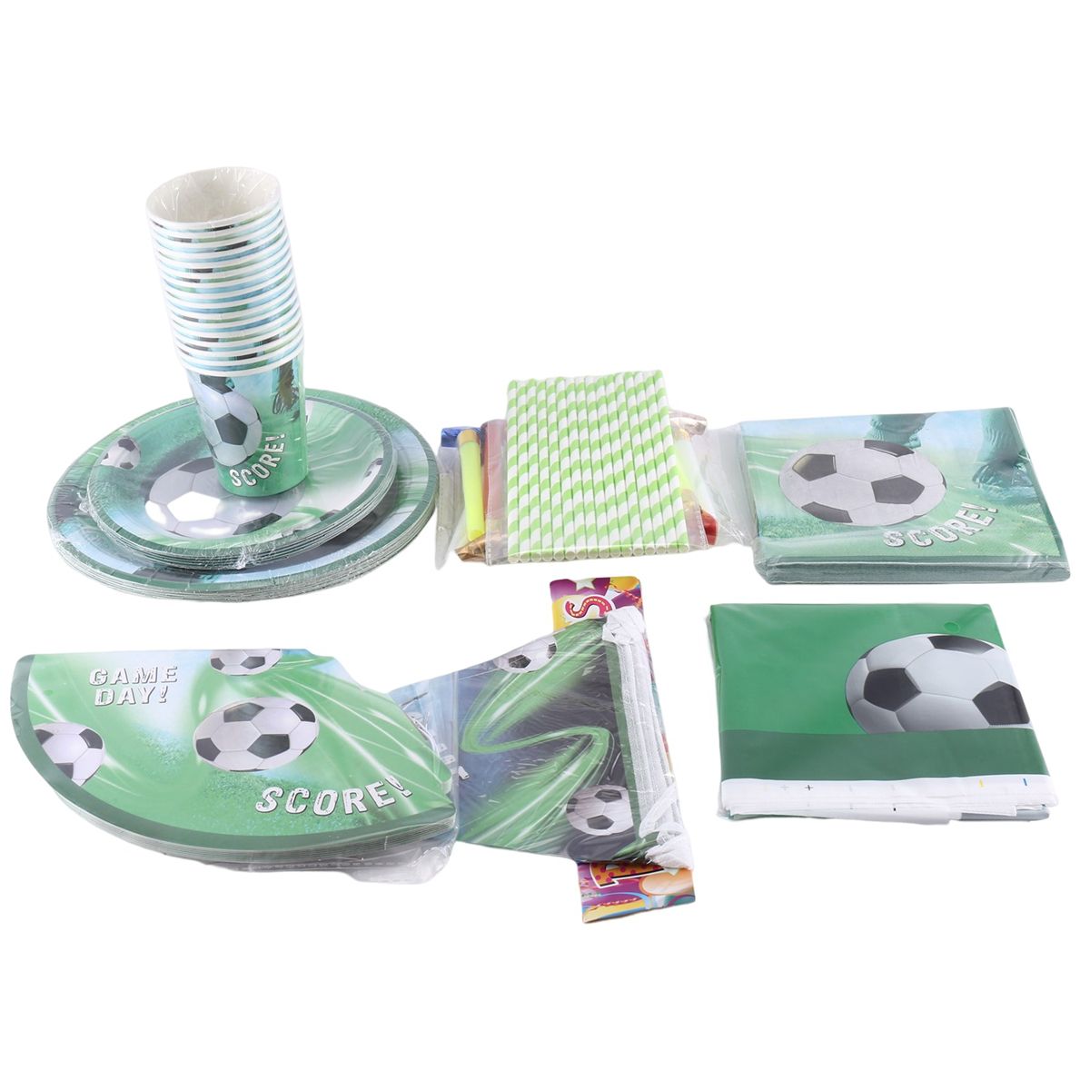 Football Party Disposable Paper Tray Children'S