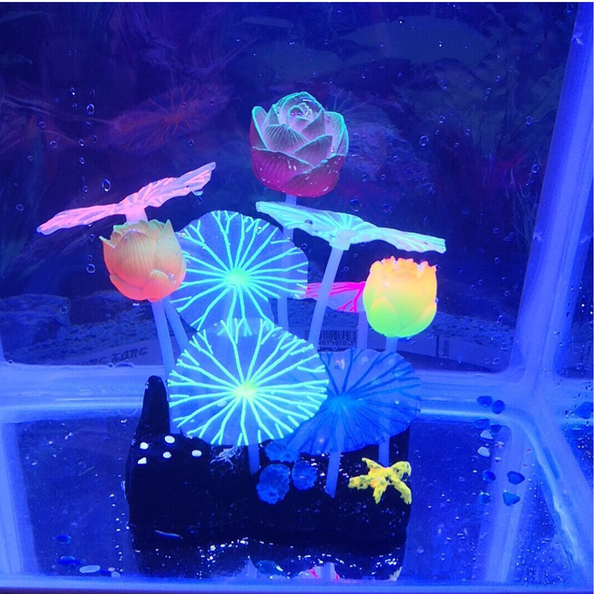 4PCS Aquarium Ornament Artificial Coral Plant Shaped DIY