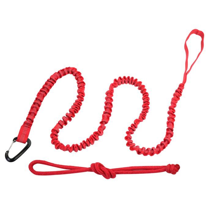 Bicycle Tow Rope Stretch Pull Strap Pull Behind Attachment Bungee Red