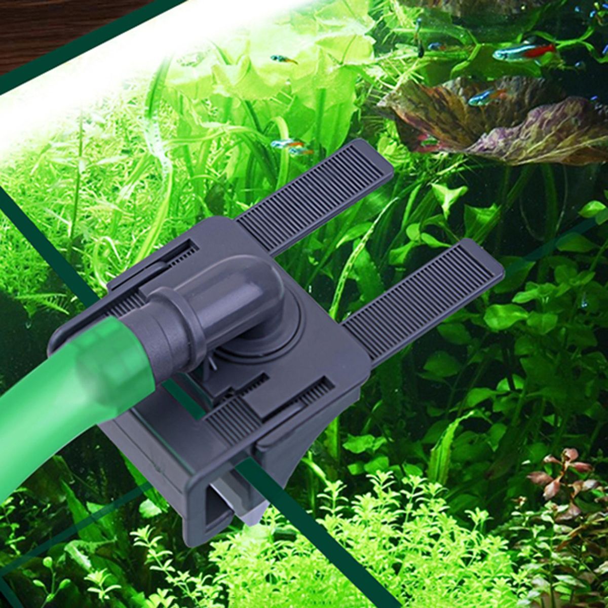 Fish Tank Holder Fish Tank Inflow Outflow Water Connector Grey