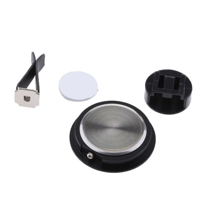 Car Air Vent Quartz Clock Auto Watch Luminous StickOn Clock Black