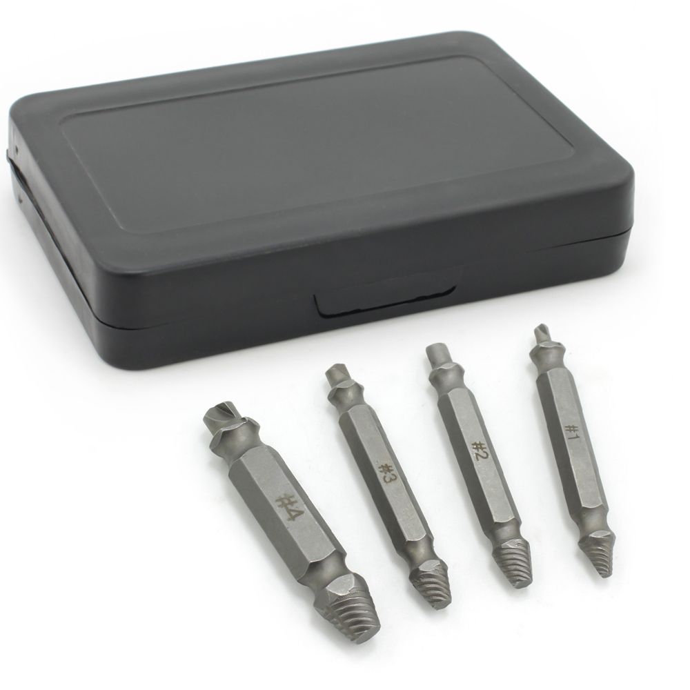 4Pcs Screw Extractor For Broken Head Screw Broken Tube