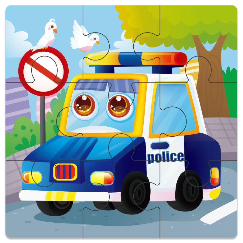3D Wooden Puzzle Jigsaw Toys For Children Wood 3d Cartoon