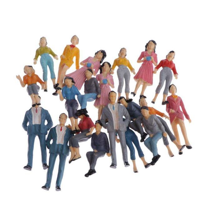 20pcs 1/25 Sand Table Doll DIY Handmade Building Model Color Material