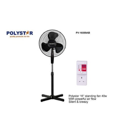16'' Powerfulstanding Fan Pv-16059ab + Free Surge