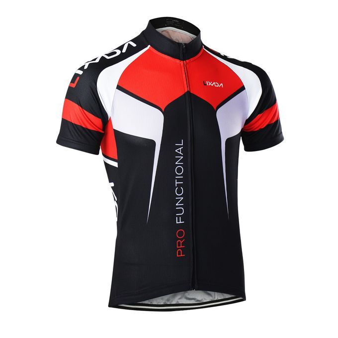 Men Breathable Quick Dry Comfortable Short Sleeve Jersey +