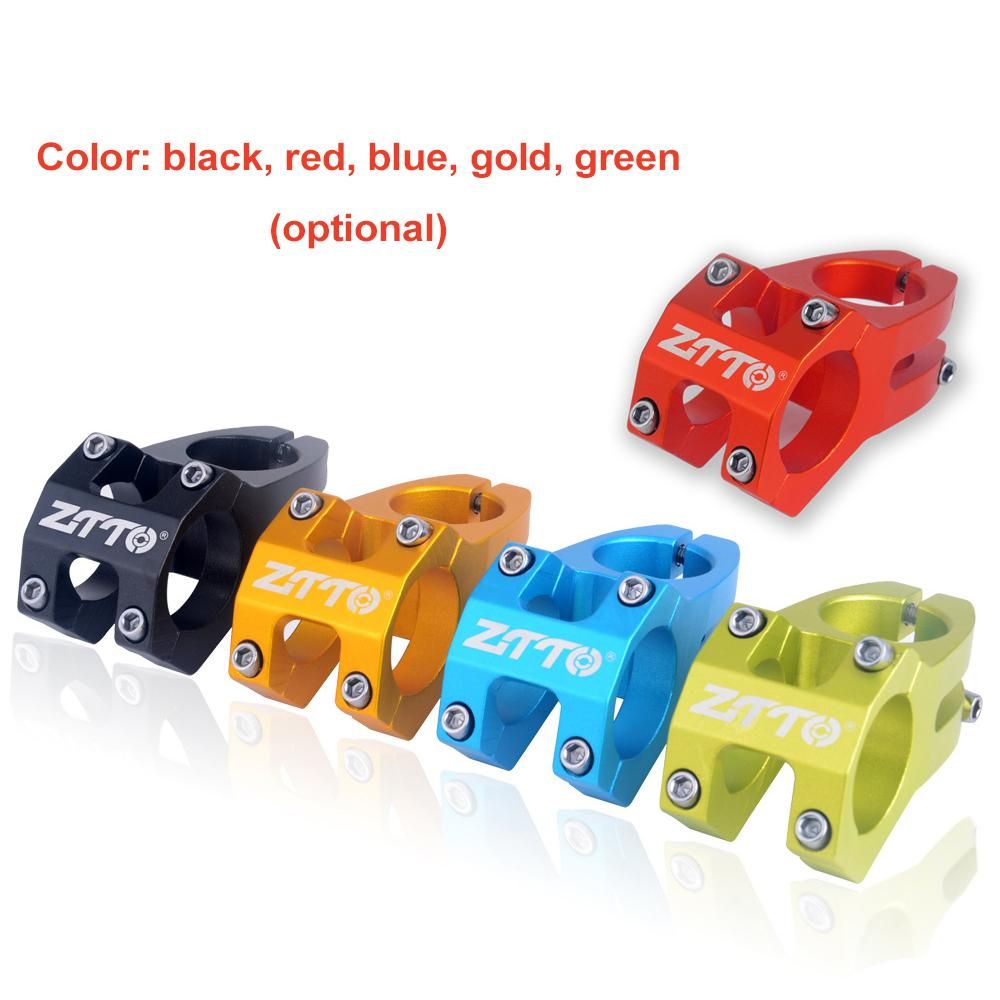 Bicycle Stem Wear-resistant MTB Bike Handlebar Stem 31.8mm Adjustable Aluminum Short Handlebar Stem Riser Fixed Bike Bar Stem