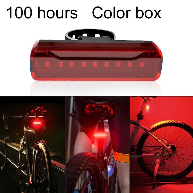 Tailight Bicycle USB Charging LED Safety Warning Light