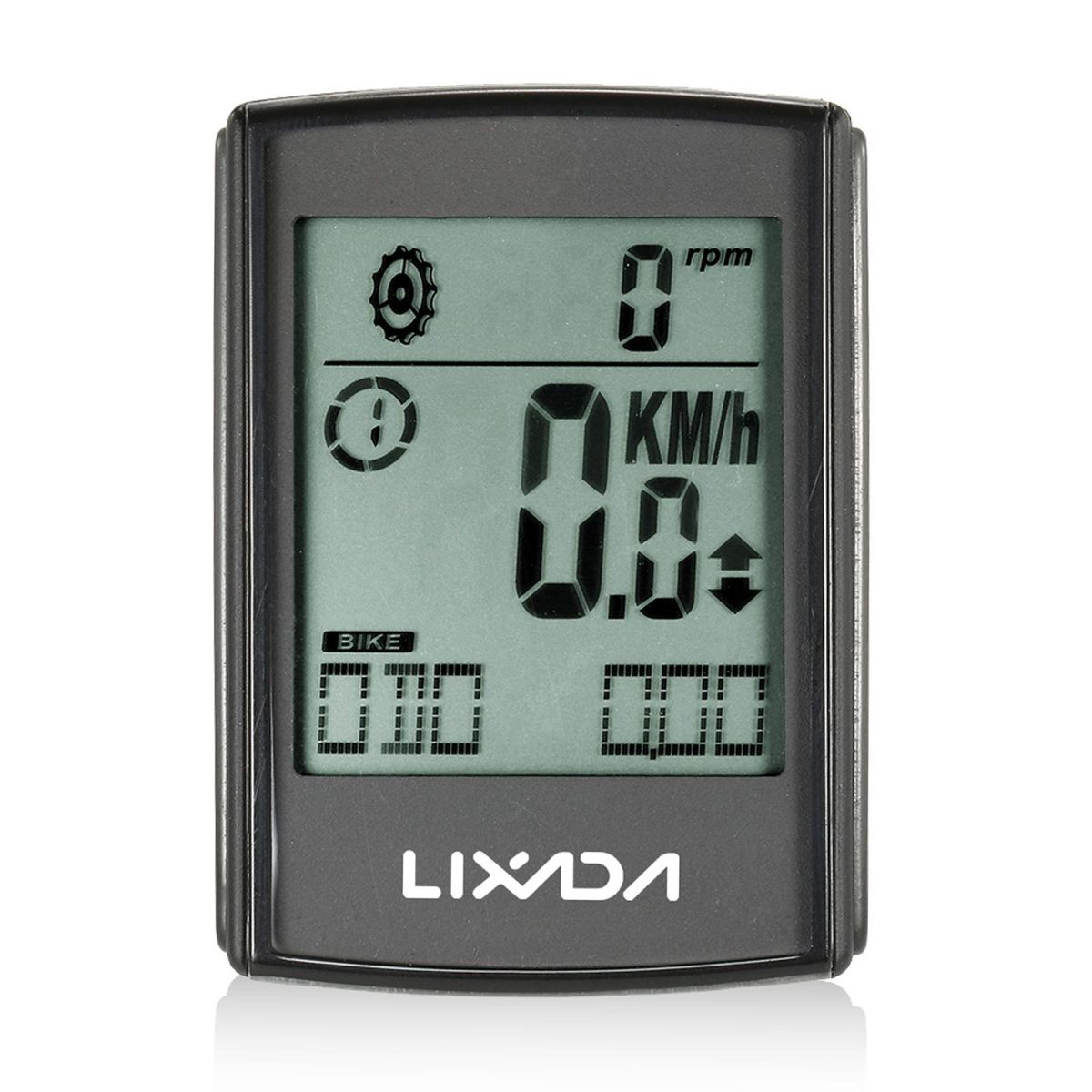 Lixada Multifunctional 2-in-1 Wireless LCD Bicycle Cycling Computer Speed Cadence Water-resistant