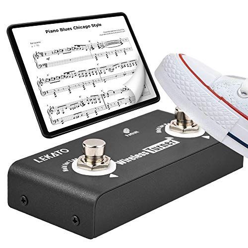 LEKATO Page Turner Pedal  Connected By Bluetooth For Flip Pa