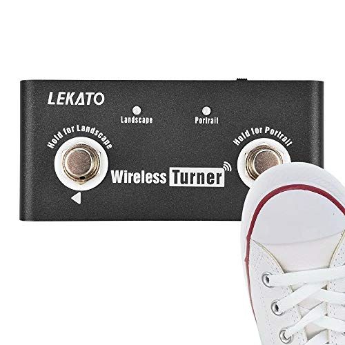 LEKATO Page Turner Pedal  Connected By Bluetooth For Flip Pa