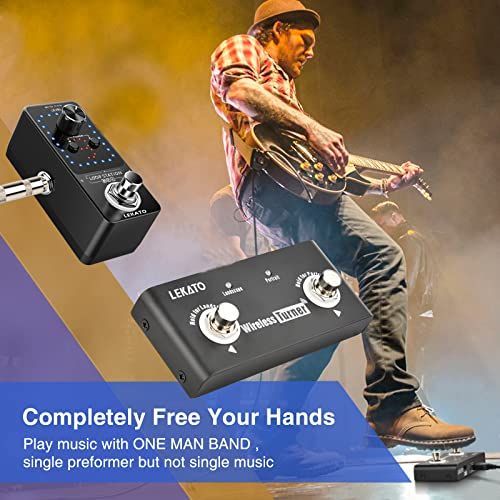 LEKATO Page Turner Pedal  Connected By Bluetooth For Flip Pa