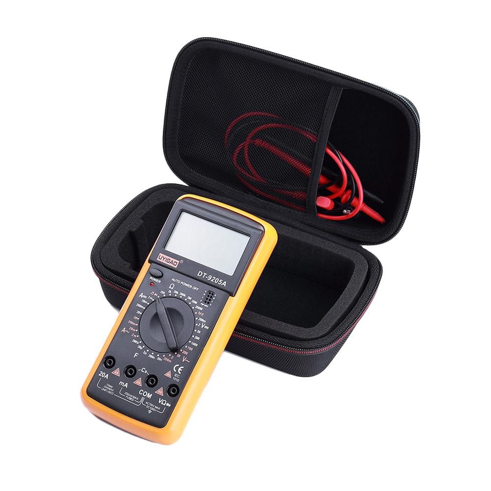 Digital For Fluke Multimeters F115C Multimeter Case Bag F17B+ Tester Hard Bag PU EVA Carry Storage Portable F117C EVA Travel