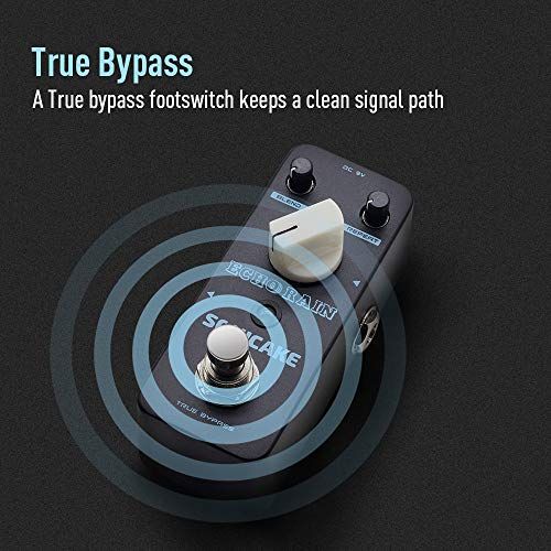 SONICAKE Delay Pedal AnalogStyle Delay Guitar Pedal Hybrid D