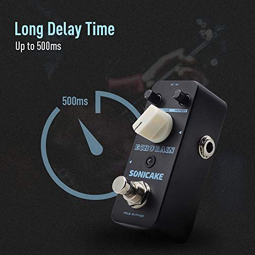 SONICAKE Delay Pedal AnalogStyle Delay Guitar Pedal Hybrid D