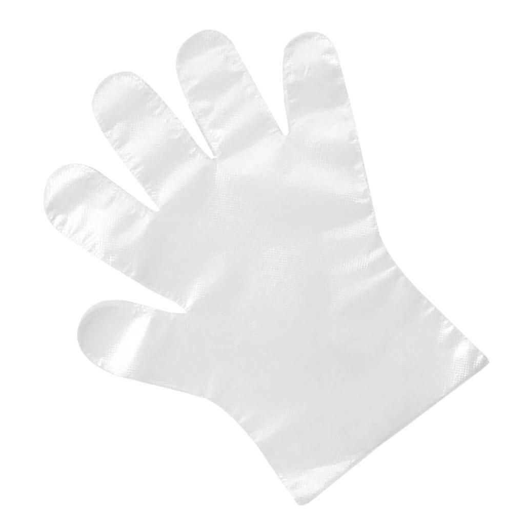100 Pcs/bag Cleaning Gloves for Kids Disposable Gloves PE Disposable Food Gloves Sanitary Glove for Restaurant School