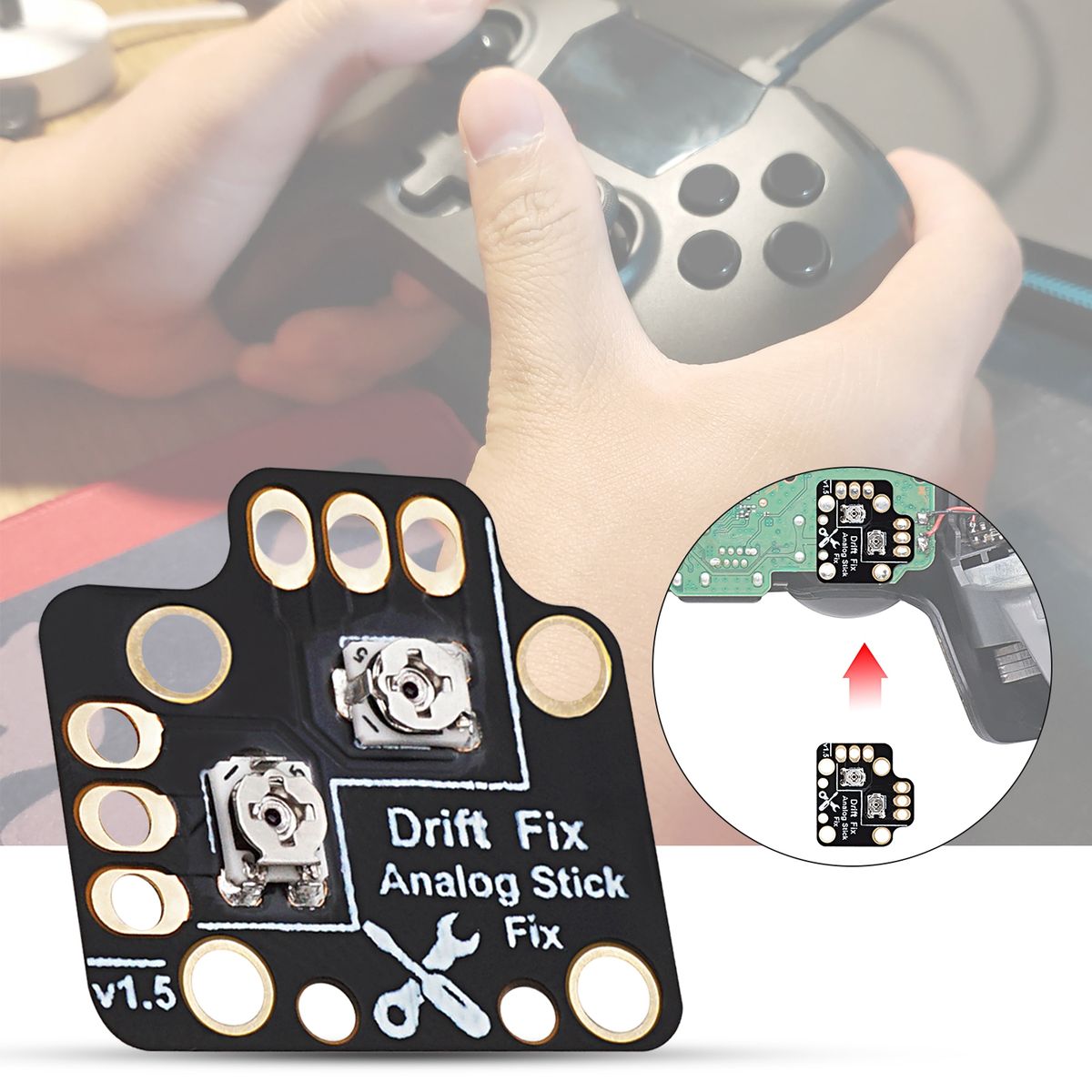 Gamepad Calibration Plate Widely Compatible Black