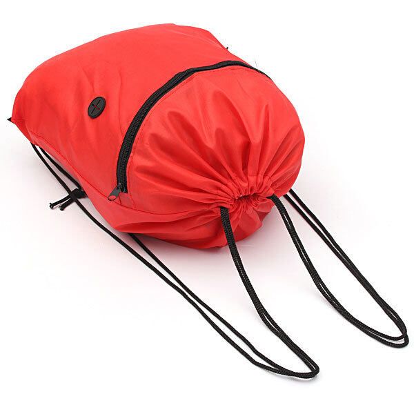 Liberty String Drawstring Backpack Tote Cinch Sack School Bag Bookbag Sport Pack Red Red (red)