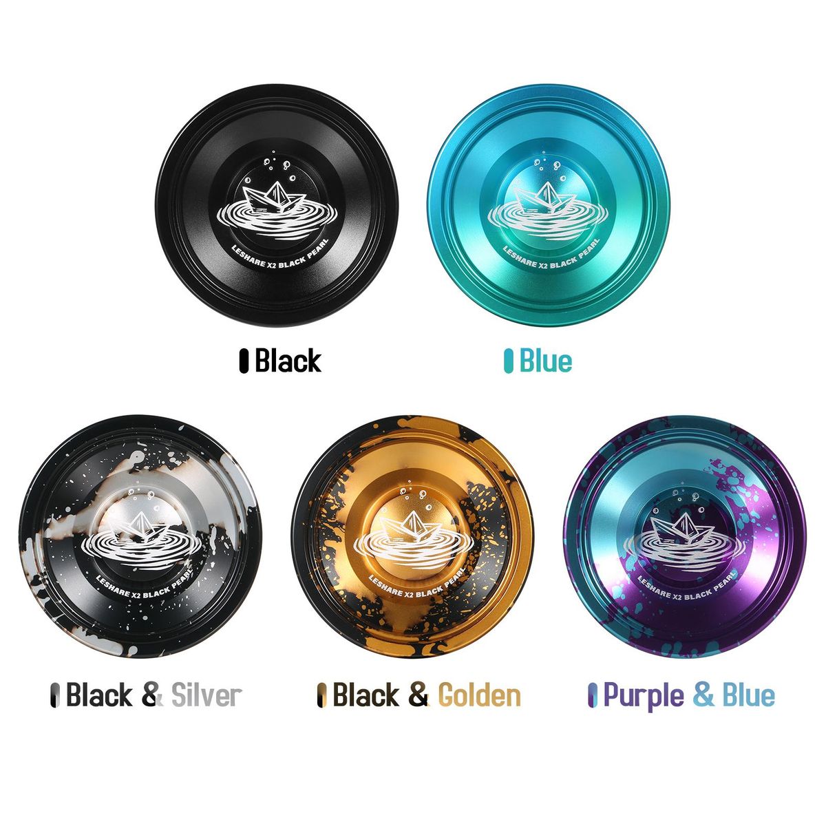 Aluminum Yoyo Ball Competitive Yo Yo Gift with Bearing Strings Glove and Storage Case