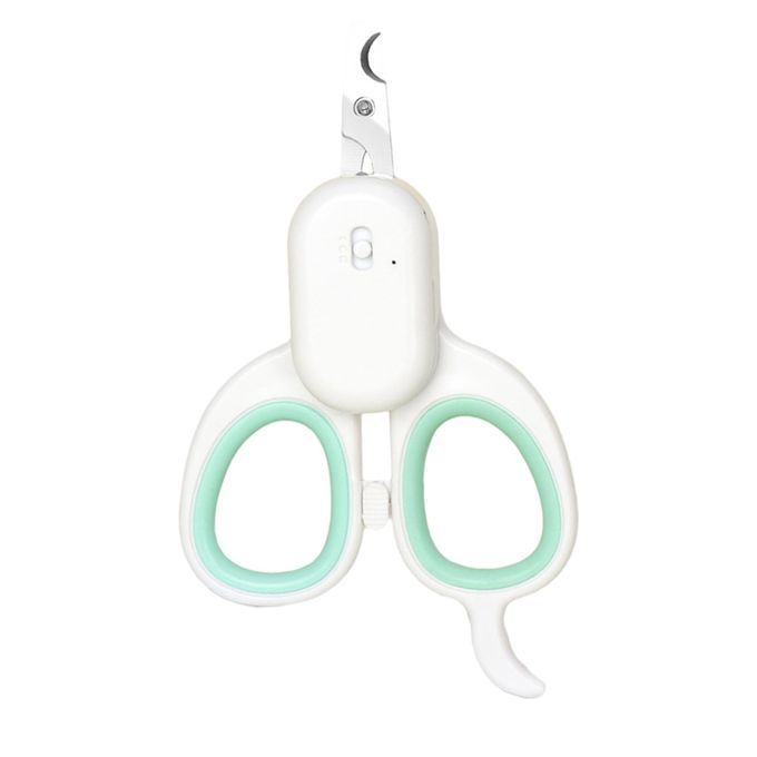 Pet Nail Clippers With LED Light Nail  Grooming Shears Green