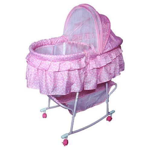 New Born Baby Craddle Crib Sleep Bed Bassinet - Pink