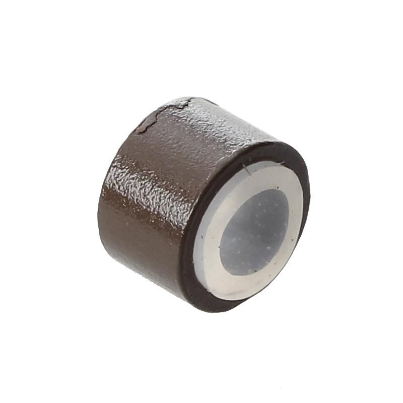 100Pcs mini Link Ring Tube Silicone Feather Beads Hair