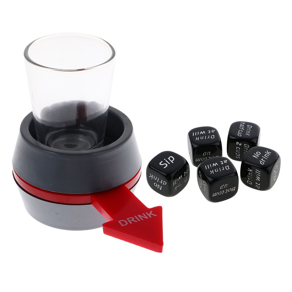 Spin The Sparty Drinking Roulette Glass Spinning Dice Game
