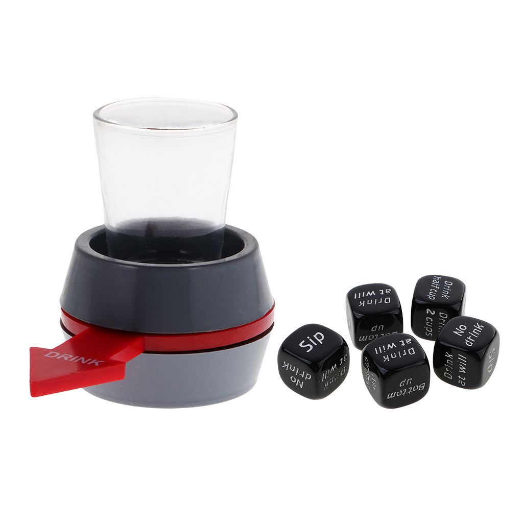 Spin The Sparty Drinking Roulette Glass Spinning Dice Game