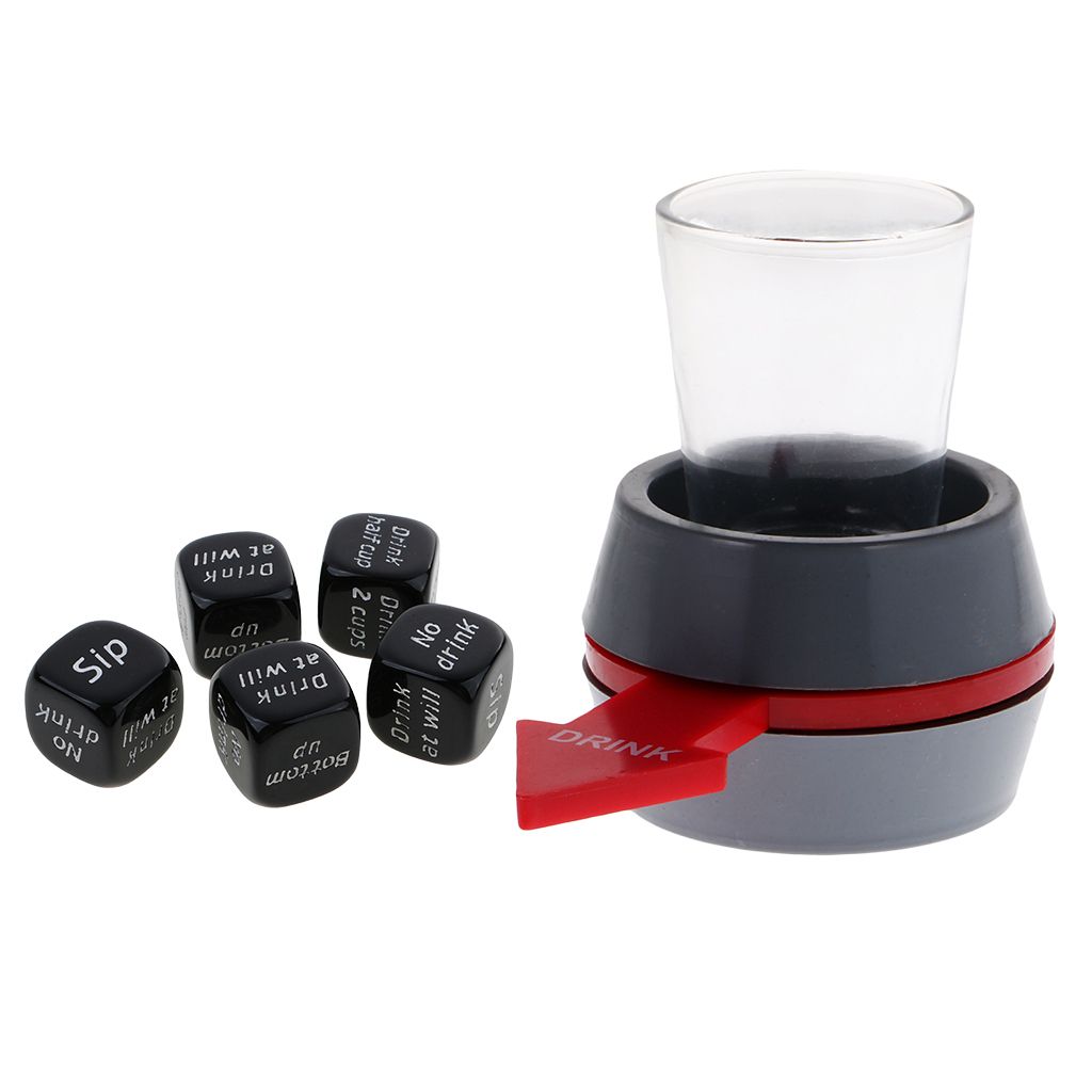 Spin The Sparty Drinking Roulette Glass Spinning Dice Game