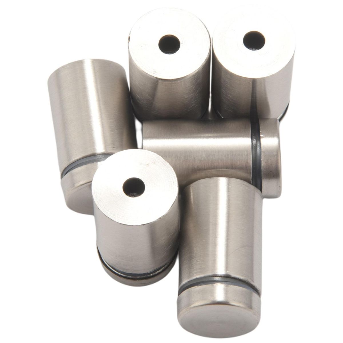 12Pcs 34 x 1 Inch Sign Holders Standoff Screws Wall Standoff Holders Screws Mount Hardware Advertising Glass Acrylic Standoff Stainless Steel Nail