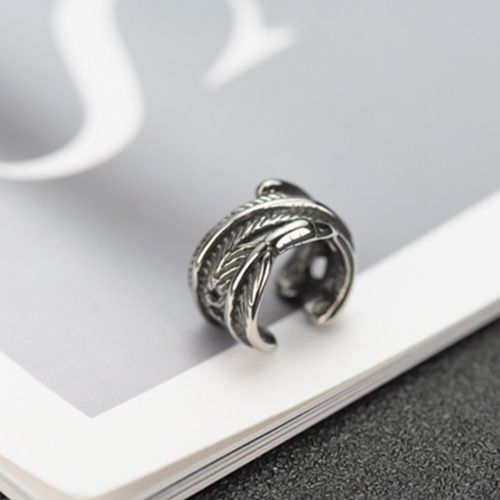 Feather Ear Clips Earrings Men's Trend No Pierced Simple Female Ear Bone Clips