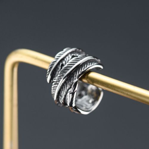 Feather Ear Clips Earrings Men's Trend No Pierced Simple Female Ear Bone Clips