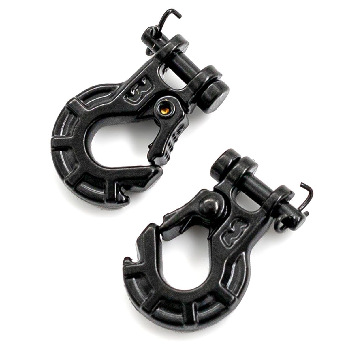 Remote Control Trailer Hook, 2PCS Durable Metal Winch Hook Trailer Hook Replacement for 1/10 TRAX4 Axial SCX10 90046 90047 RR10 Car Model Accessories