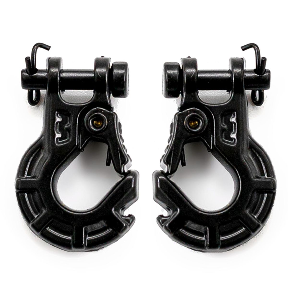 Remote Control Trailer Hook, 2PCS Durable Metal Winch Hook Trailer Hook Replacement for 1/10 TRAX4 Axial SCX10 90046 90047 RR10 Car Model Accessories