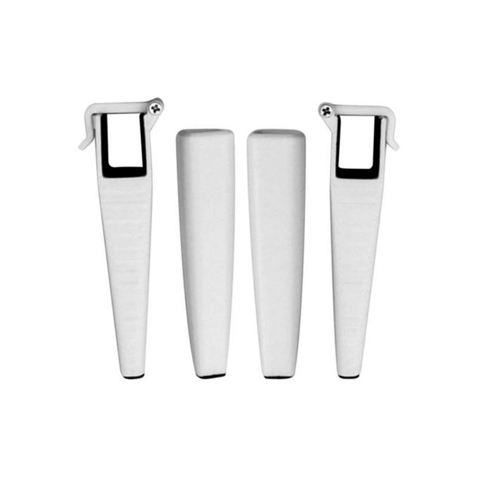 4Pcs Heightening Landing Gear Leg Bracket Extension-White